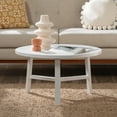 thumbnail image 3 of Gap Home Mid-Century Modern Simple 3 Leg Round Coffee Table, White, 3 of 17