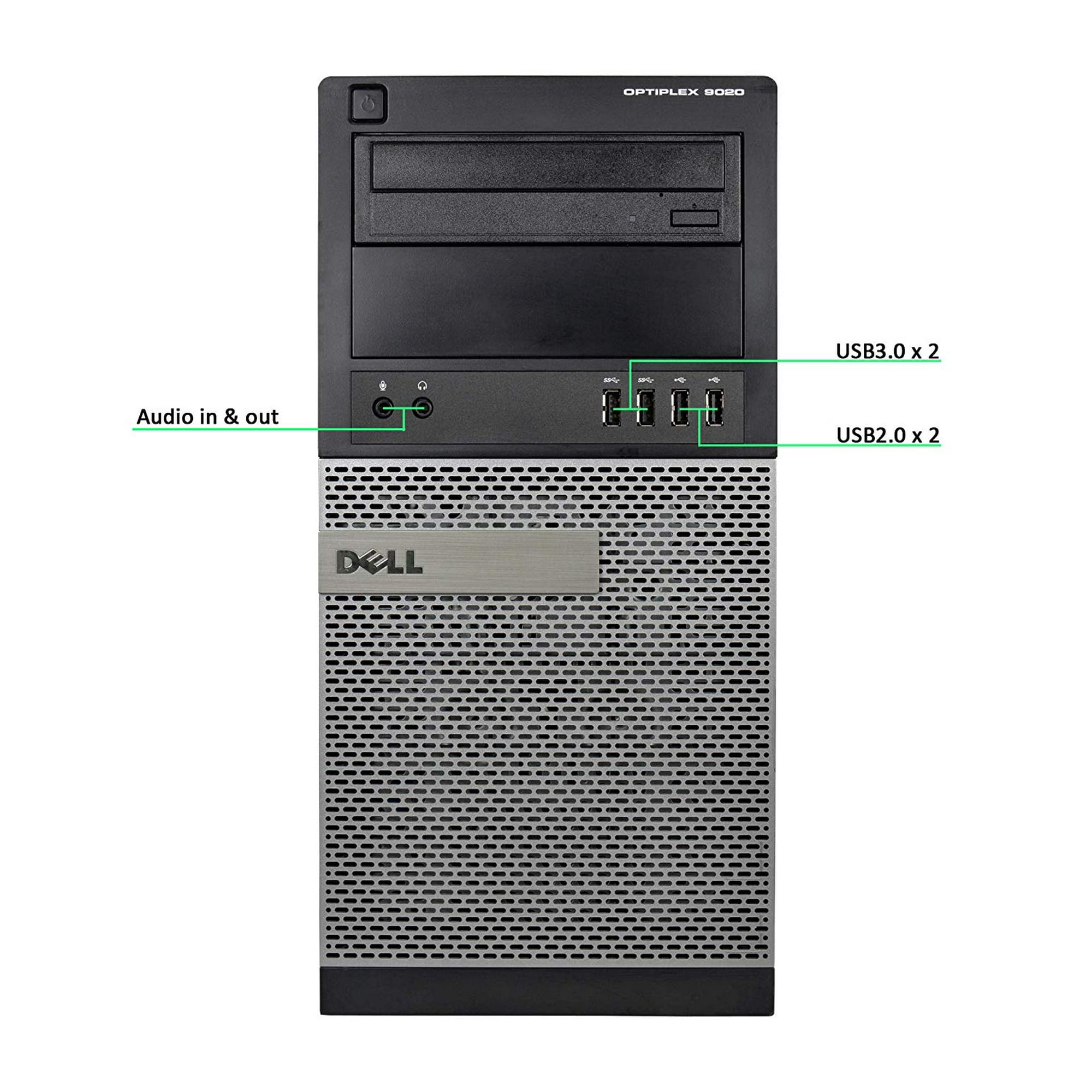 Dell Optiplex 9020 Mini-Tower Desktop, Quad Core i7 4770 3.4Ghz