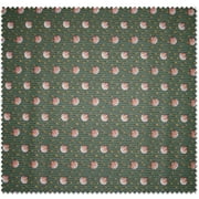 Circles On Stripes Print Fabric by the Yard