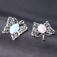 thumbnail image 4 of Butterfly Crystal Hollow Oval Bead Stone Gemstone Quartz Pendants Chakra Healing, 4 of 4