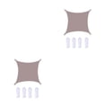 thumbnail image 1 of Kenally De Patio Estructura Simple Múltiples Opciones De Color Protege El Sol Y La Lluvia Cortina De Protección Solar 2*2m Caqui Una *madre de tu hermano 2Conjunto, 1 of 6