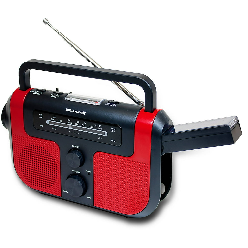 Weather X Weatherband Battery Powered Am/Fm Radio with Flashlight and