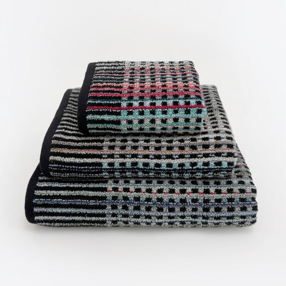 Carnival Patterned Recycled Cotton Towels - Unique Colourful Design