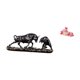 thumbnail image 5 of Estatua de escritorio,Figura decorativa de pelea de toros y osos,Escultura de ciervo,Estatuas de ciervos durmientes de resina,adornos Fengshui,Estatua de ciervo de resina,figura decorativa de, 5 of 8