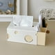 thumbnail image 1 of Ganfancp Caja de Pañuelos con Forma de Queso Caja de Almacenamiento con Mando a Distancia Mesa de Centro de Salón Caja de Pañuelos de Sobremesa Caja de Pañuelos Multifunción Caja de Pañuelos de Mesil, 1 of 6