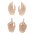 thumbnail image 4 of 4 modelos de manos de mujer para figura femenina de 12 pulgadas en blanco, 4 of 6