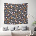 thumbnail image 2 of Daiia Wildflowers Pattern Tapestry 60x51 Inches Wall Hanging Tapestry Artistic Wall Hanging Bedroom Wall Decor Living Room Tapestry Dorm Room Decor, 2 of 9