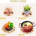 thumbnail image 3 of SKYSONIC 2 pcs Pumpkins Red Tractor Autumn Pot Holders Trivets, Heat Resistant Trivets,Fall Leaves Nut Cotton Thread Weave Mats for Hot Pads Pans Pot Bowl Teapot, 3 of 5