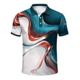 thumbnail image 4 of Bibifish Mens Polo Shirts Short Sleeve Graphic Golf Shirts Classic Fit Athletic Casual Daily Wear Tops, 4 of 4