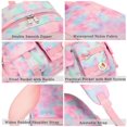 thumbnail image 6 of Girls Backpack Aesthetic Backpack for Teen Girl Cute School Bag Bookbag Anime School Backpacks for Girls,Light Pink, 6 of 6