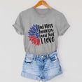 thumbnail image 3 of Youyipin womens tops USA spring fashion Shirt for Women 4th of July Shirts American Flag T-Shirt Patriotic graphic tees for women, 3 of 7