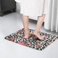 thumbnail image 4 of Pioneer Flower Floral Print Flannel Non Slip Door Rugs,Washable Door Mats Indoor,Decorative Door Mats,Dirt-Resistant and Absorbent Doormat for Entrance,Bedroom,Kitchen,Bathroom,23.5"x16", 4 of 5