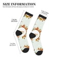 thumbnail image 3 of Rocae World Travel3 for Adult Socks Casual Athletic Stretchy Loose Socks for Women Men Non-Slip Middle Tube Socks, 3 of 7