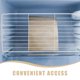thumbnail image 3 of BESTYASH Canasta Organizadora Para Refrigerador Con Divisores Metálicos Para Máxima Organización, 3 of 8
