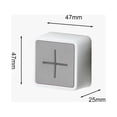 thumbnail image 2 of Estante organizador de toallas de baño y cocina sin perforaciones (gris), 2 of 5