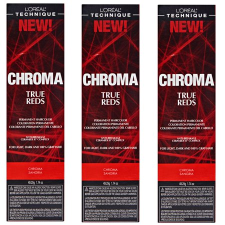 L'Oreal True Reds Chroma Sangria Permanent Hair Color Tint HC-22916 (3
