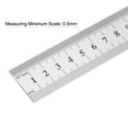 thumbnail image 4 of Unique Bargains Stainless Steel Ruler with Scriber Block 20' Metric Inch Ruler with 30mm Locating Vernier Slider, Silver Tone, 4 of 5