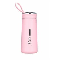 NICE Vacuum Insulated 16oz Stainless Steel Water Bottle, Pink