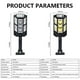 thumbnail image 4 of Billuyoard Lámpara de pared de luz de alto brillo resistente al agua con energía Solar para exteriores jardín Patio detección de cuerpo humano 4 modos Iluminación y accesorios pp-902T Billuyoard HA071221-01, 4 of 6