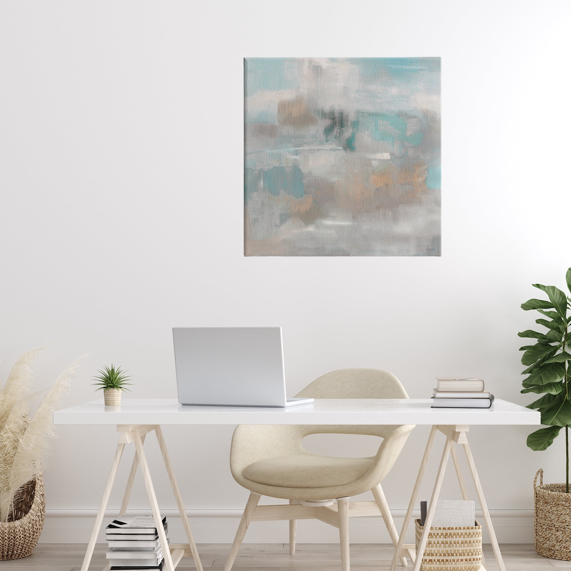 Stupell Industries Serene Soft Abstract Study Canvas Wall Art, design by Sally Swatland