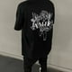 thumbnail image 1 of Amiri Niche Tide Brand High Street Pareja Sólido Suelto Nueva Camiseta De Manga Corta, 1 of 4