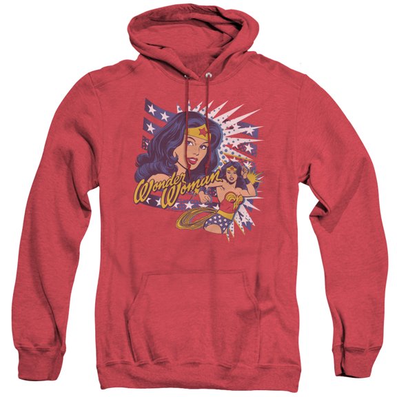 Dco/Pop Art Wonder Adult Heather Hoodie Sweatshirt