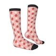 thumbnail image 3 of Daiia Sports Socks Strawberry Printed Novelty Crew Socks for Men Women Knee High Socks Cotton Socks Soft & Breathable Support Unisex Socks, 3 of 9