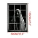 thumbnail image 3 of Calcomanía de ventana de fantasma de Halloween, cortina de puerta, mujer aterradora, decoración de fiesta para colgar en la ventana, 3 of 5