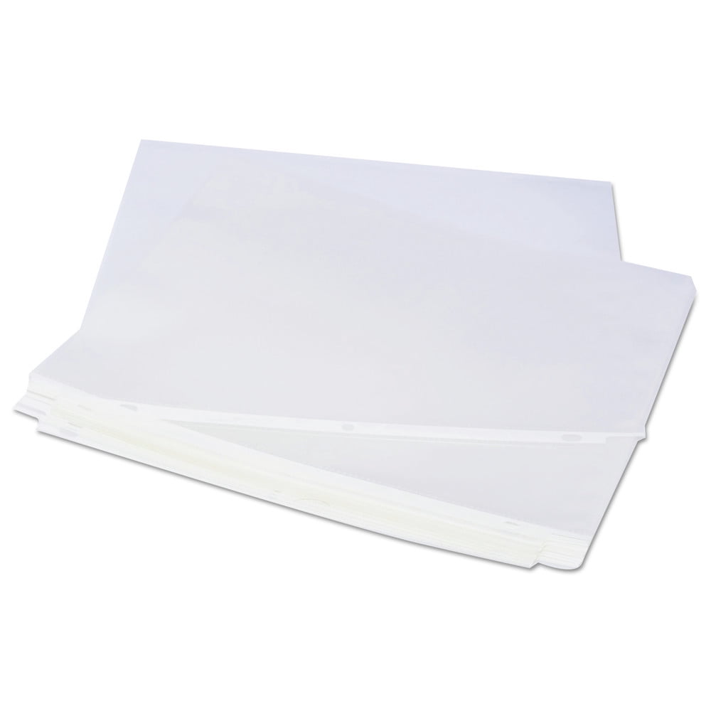 Universal Top-Load Poly Sheet Protectors, Standard Gauge, Letter, Clear,  50/Pack - Walmart.com