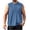 Blue-men's muscle tees, variant on Mens Henley Tank Workout Gym Muscle Shirts Casual Sleeveless Crewneck Tees,Black,XXXL