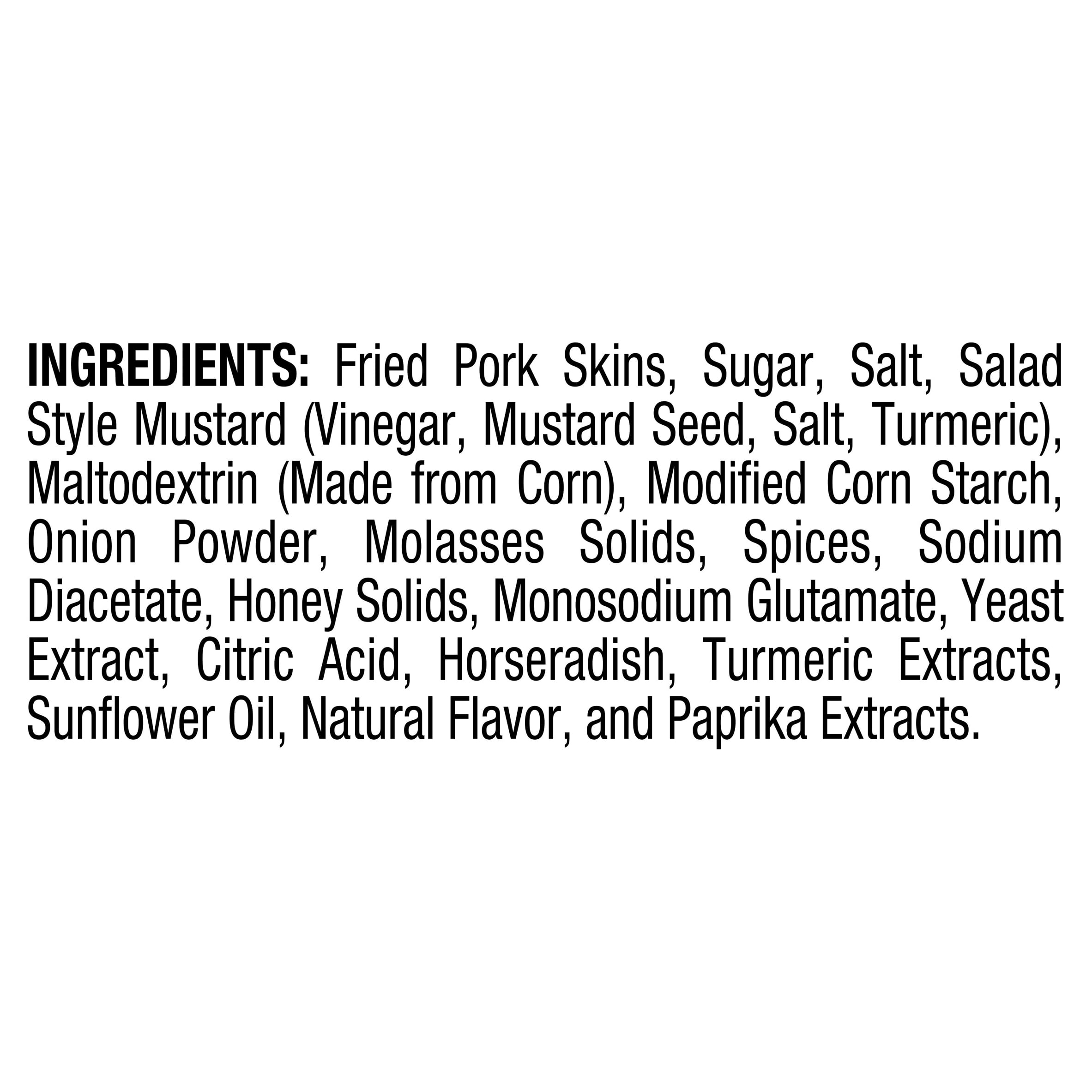 Baken-Ets Honey Mustard Chicharrones Flavored Fried Pork Skins, 2 1/8 oz