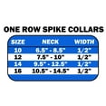 thumbnail image 2 of Pet and Dog Spike Collar, "Clear Crystals  Red, White and Blue Spikes”, 2 of 4