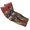 Straight Style, variant on Wolf Hunting Retro USA Flag 2-Pack Adult Cooling Arm Sleeves, Seamless UV Sun Protection Breathable Ice-Silk Compression Arm Sleeve