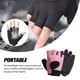 thumbnail image 5 of Eigraketly 1 par de guantes deportivos para pesca al aire libre, medio dedo, mitones transpirables de verano con absorción de impacto, mitones elásticos Type3 NO3 Eigraketly OD027830-08, 5 of 6