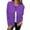 Purple Coat for Women, variant on jtjvou Womens Knit Cardigan Sweaters Long Sleeve Button Down Crew Neck Open Front Winter Casual Lightweight Coat Outerwear Green S