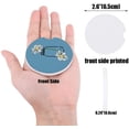 thumbnail image 2 of FMSHPON Glass Bottle and Daisies Hand Drawn Set of 2 Car Coaster for Drinks, Absorbent Ceramic Stone Coasters Cup Mat with Cork Base for Home Kitchen Room Coffee Table Bar Decor, 2 of 5