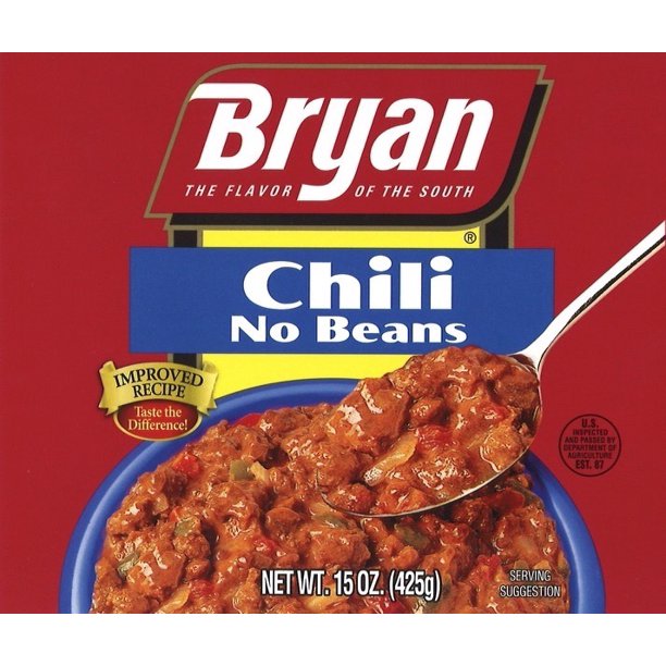 Bryan Chili No Beans, 15 Oz