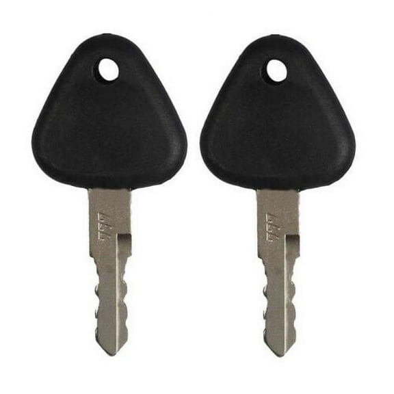 2 Pack Ignition Keys for Volvo Samsung Excavator Heavy Equipment 777, 14529178 (2)