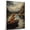 Airedale Terrier, variant on Black Russian Terrier Vintage Dog Fishing Canvas – Artistic Sports, Black Russian Terrier Dog with Fishing Stretched Canvas Size 8x12 Wall Print for Bedroom, Living Room, Office