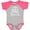 Heather and Hot Pink, variant on Inktastic Pepaw and Mimi Love Me Boys or Girls Baby Bodysuit