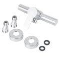 thumbnail image 2 of Stainless Steel Shower Faucet, Widened Handle, Ceramic Spool, Wall mounted Installation, Suitable for Most Shower Equipment, 2 of 7