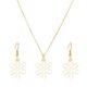 thumbnail image 2 of Xihbxyly oferta del dia Conjunto de collar y pendientes navideños con joyas de colores, bonito collar para mujer, 2 of 7