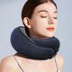 thumbnail image 5 of Almohada De Cuello Almohada para el cuello de avión, cómoda almohada de espuma viscoelástica para coche para oficina de avión (azul marino), 5 of 7
