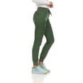 thumbnail image 3 of MediChic Jogger Scrub Pants for Women, Soft 4-Way Stretch Women's Medical Scrub Pants, 6-Pockets with Ribbed Waistband and Drawstring, For Nurses, Doctors, and Health Workers, 3 of 5