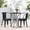 Black+Silver, variant on Black And Silver Outdoor Bistro , 3, Powder Coated Iron Modern 3 Pieces, + Stylish