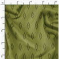 thumbnail image 4 of Soimoi Japan Crepe Satin Green Fabric By the Yard - 54 Inch Wide - Geometric Block - Modern and Artistic Fusion for Fashion and Home Printed Fabric, 4 of 6