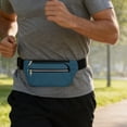 thumbnail image 4 of Sac Banane de Randonnée Grande Capacité Imperméable en Tissu Oxford Sac Banane Bandoulière avec Sangle Réglable pour Sports de Plein Air Voyage Cyclisme Randonnée, 4 of 6