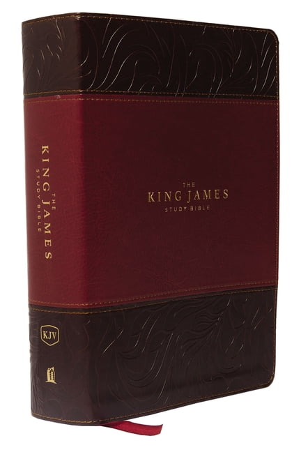 KJV Large Print Thinline Bible, Black Genuine Leather, Indexed - B&H Publishing