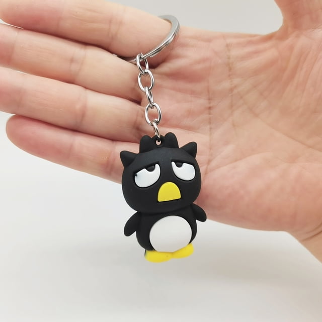 Nueva venta al por mayor Sanrio juguete rana de dibujos animados Hello Kitty gato melodía canela Kuromi mujeres bolso colgante llavero de PVC para niños juguete