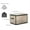 E, variant on XMMSWDLA Clear Zippered Organizers Foldable Sweater Storage Closet Organizer folding Cube Storage Organizer Plastic Storage Bags Bins Containers with Zipper and Handle for Closet Clothes Toy